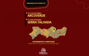 Andanças do CRESS-PE irá para o sertão pernambucano em setembro