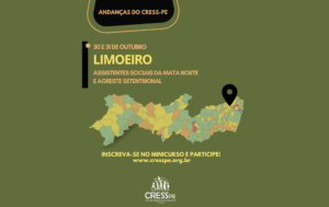 Andanças do CRESS-PE estará em Limoeiro nos dias 30 e 31 de outubro