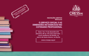 Inscrições abertas para Minicurso no Recife