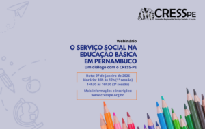 Inscrições abertas para o webinário 