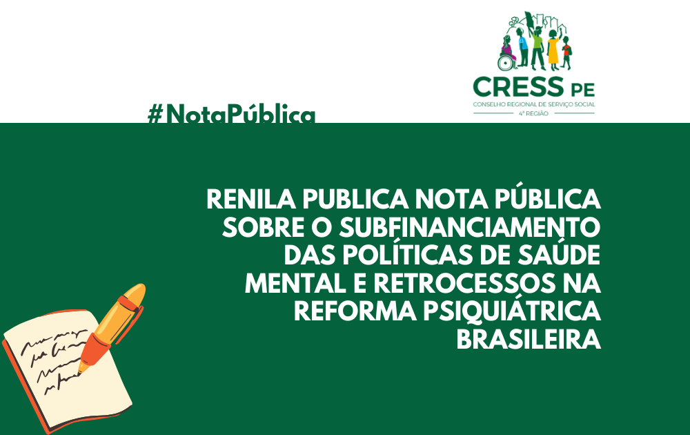 CRESS-PE compartilha nota da RENILA com a categoria