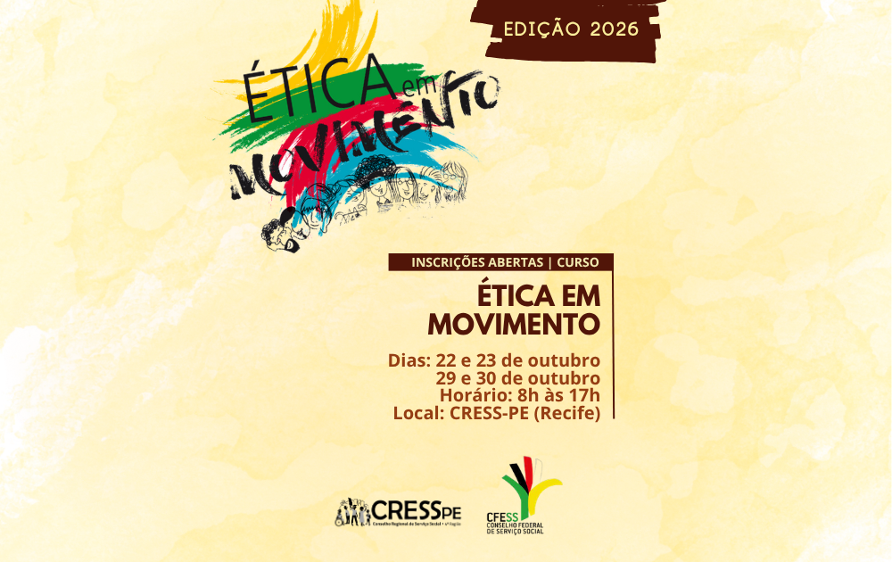 Inscrições abertas para o curso Ética em Movimento 2026